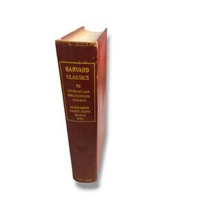 Harvard Classics 32 Literary and Philosophical Essays 1910 Hardcover Book
